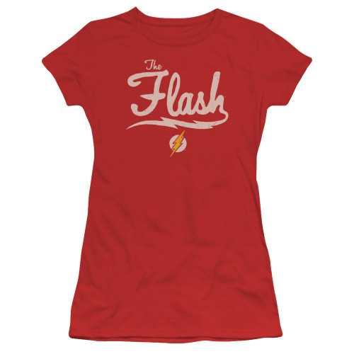 Image for Justice League of America Old School Flash Girls Shirt
