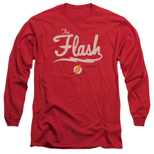 Image for Justice League of America Long Sleeve Shirt - Old School Flash