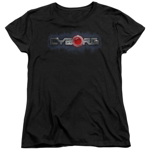 Image for Justice League of America Cyborg Title Woman's T-Shirt