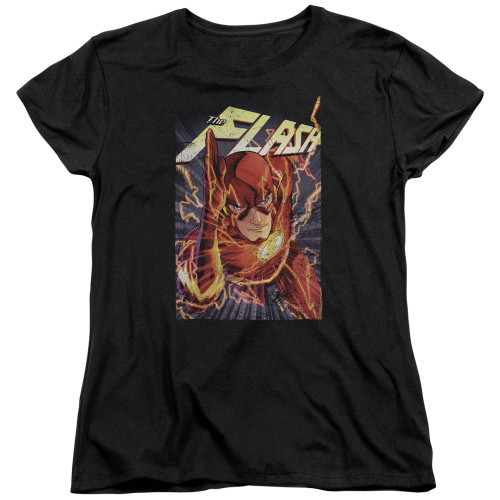 Image for Justice League of America Flash One Woman's T-Shirt
