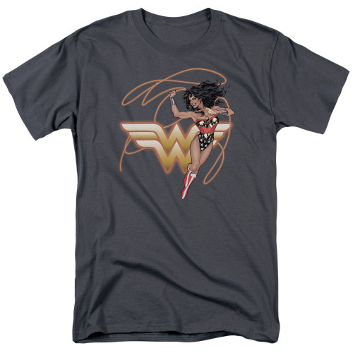 Image for Justice League of America Glowing Lasso T-Shirt