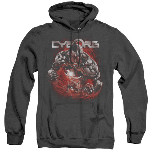 Image for Justice League of America Heather Hoodie - Engaged