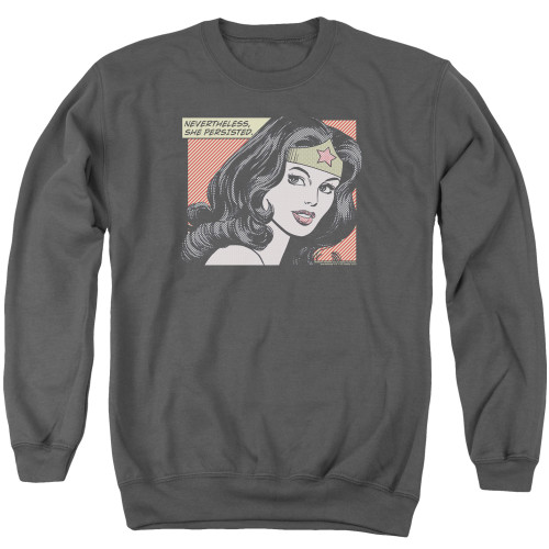 Image for Justice League of America Crewneck - Wonder Woman She Persisted