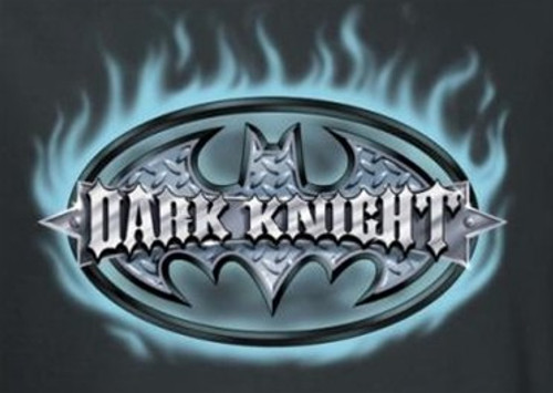 Batman T-Shirt - Dark Knight Steel Shield Logo