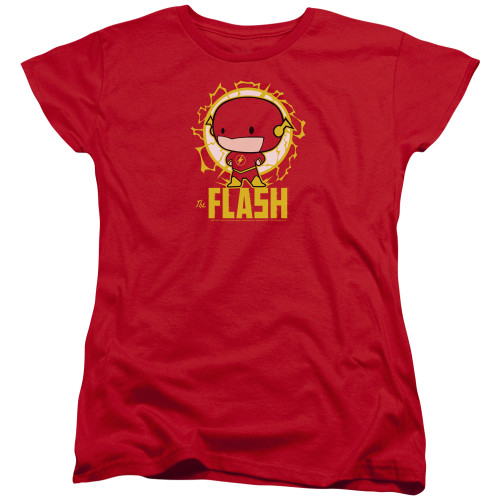 Image for Justice League of America Flash Chibi Woman's T-Shirt