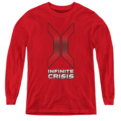 Image for DC Infinite Crisis Title Youth Long Sleeve T-Shirt