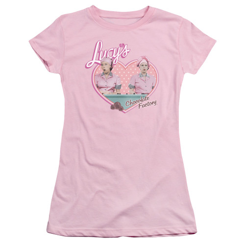 Image for I Love Lucy Girls T-Shirt - Chocolate Factory