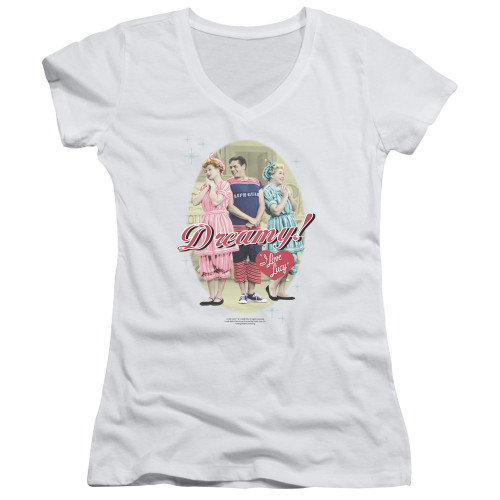 Image for I Love Lucy Girls V Neck T-Shirt - Dreamy!