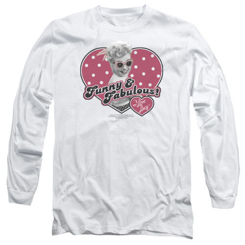 Image for I Love Lucy Long Sleeve T-Shirt - Funny and Fabulous