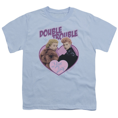 Image for I Love Lucy Youth T-Shirt - Double Trouble