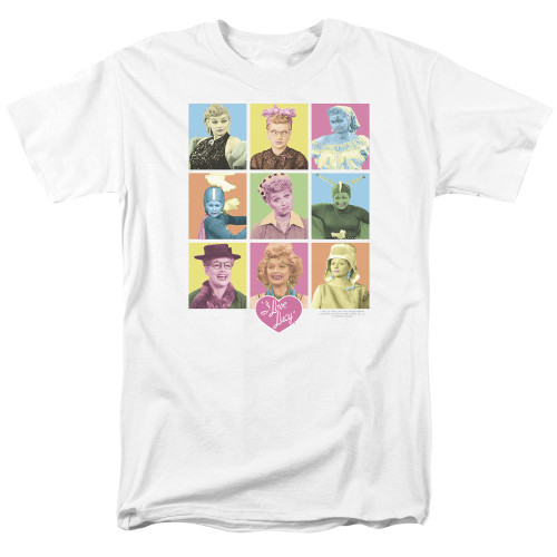 Image for I Love Lucy T-Shirt - So Many Faces