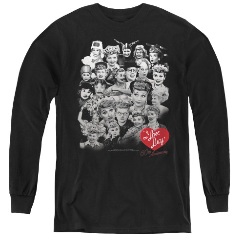 Image for I Love Lucy Youth Long Sleeve T-Shirt - 60 Years of Fun