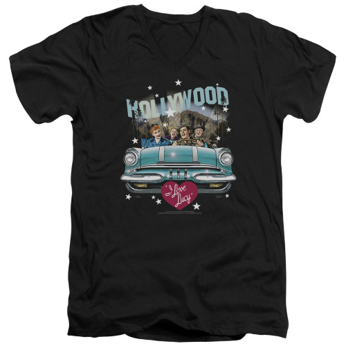 Image for I Love Lucy T-Shirt - V Neck - Hollywood Road Trip