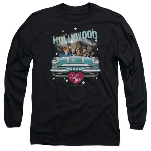 Image for I Love Lucy Long Sleeve T-Shirt - Hollywood Road Trip