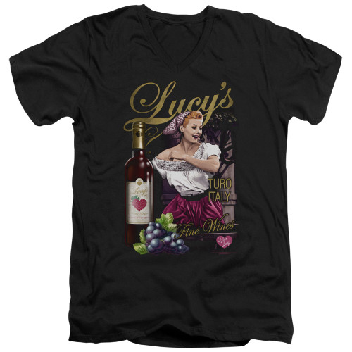 Image for I Love Lucy T-Shirt - V Neck - Bitter Grapes