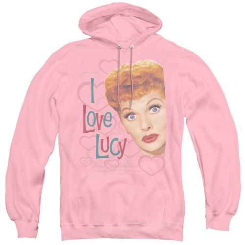 Image for I Love Lucy Hoodie - Hollywood Open Hearts