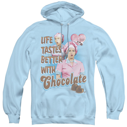 Image for I Love Lucy Hoodie - Better With Chocolate