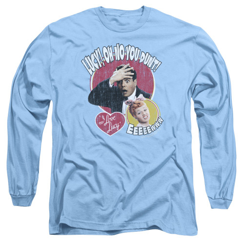 Image for I Love Lucy Long Sleeve T-Shirt - Yelling in Spanish