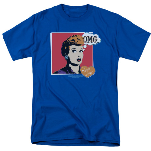 Image for I Love Lucy T-Shirt - I Love Worhol OMG