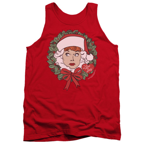 Image for I Love Lucy Tank Top - Wreath