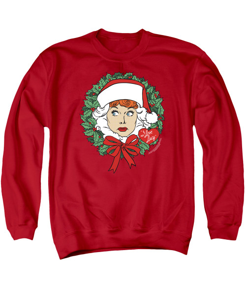Image for I Love Lucy Crewneck - Wreath