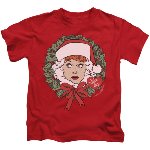 Image for I Love Lucy Kids T-Shirt - Wreath
