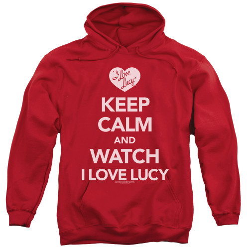 Image for I Love Lucy Hoodie - Keep Calm and Watch