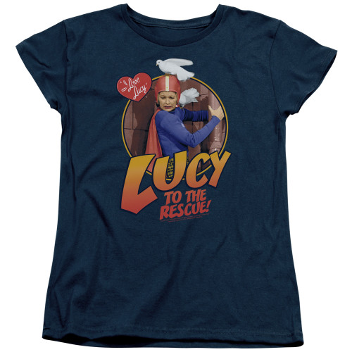 Image for I Love Lucy Woman's T-Shirt - To the Rescue