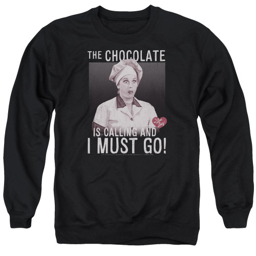 Image for I Love Lucy Crewneck - Chocolate Calling