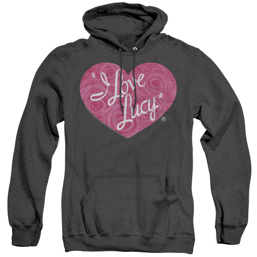 Image for I Love Lucy Heather Hoodie - Floral Logo