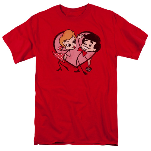 Image for I Love Lucy T-Shirt - Cartoon Love