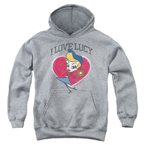 Image for I Love Lucy Youth Hoodie - Baseball Diva