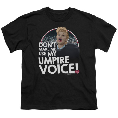 Image for I Love Lucy Youth T-Shirt - Umpire