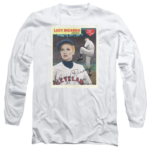 Image for I Love Lucy Long Sleeve T-Shirt - Trading Card