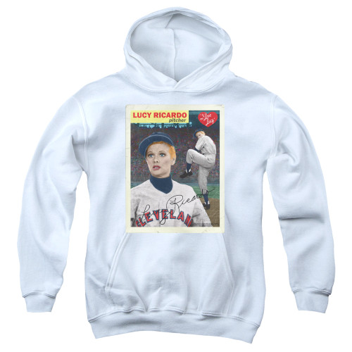 Image for I Love Lucy Youth Hoodie - Trading Card
