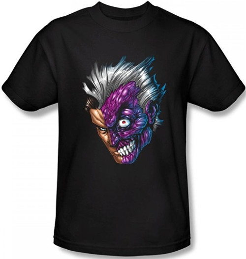 Image Closeup for Two Face T-Shirt - Just Face