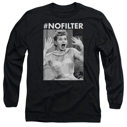 Image for I Love Lucy Long Sleeve T-Shirt - No Filter
