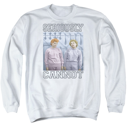 Image for I Love Lucy Crewneck - Seriously Cannot