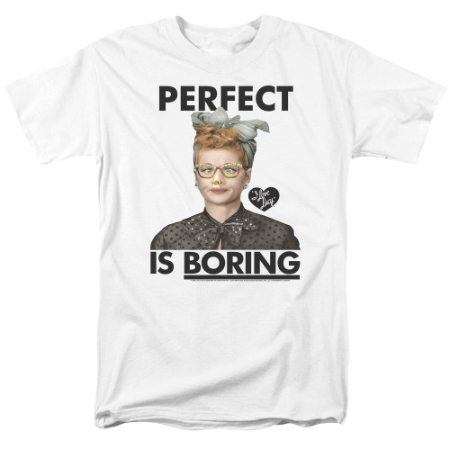 Image for I Love Lucy T-Shirt - Perfect is Boring
