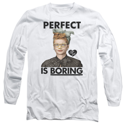 Image for I Love Lucy Long Sleeve T-Shirt - Perfect is Boring