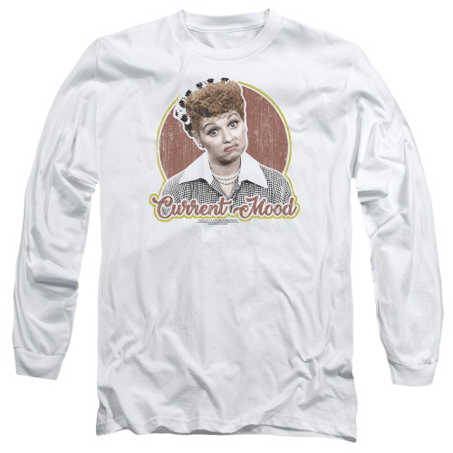 Image for I Love Lucy Long Sleeve T-Shirt - Current Mood