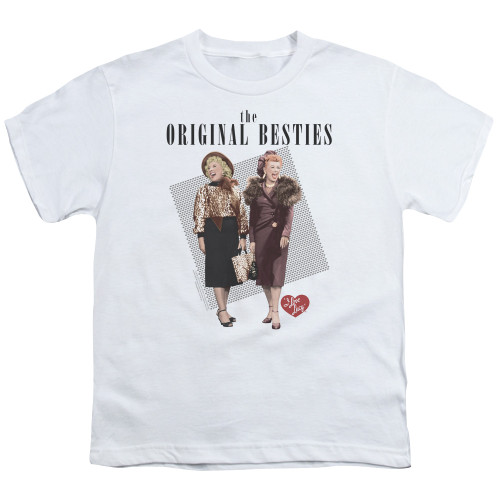 Image for I Love Lucy Youth T-Shirt - Original Bestie