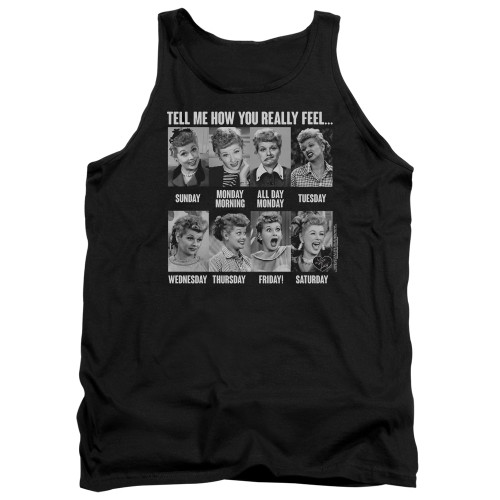 Image for I Love Lucy Tank Top - 8 Days a Week