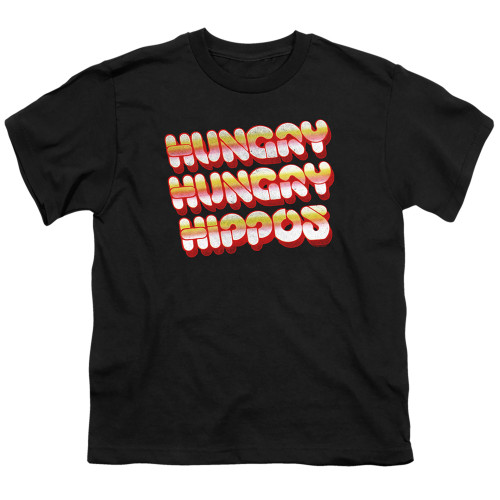 Image for Hungry Hungry Hippos Youth T-Shirt - Vintage Logo