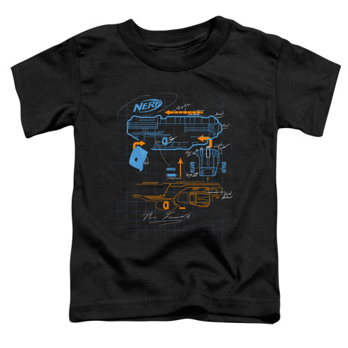 Image for Nerf Toddler T-Shirt - Deconstructed Nerf Gun
