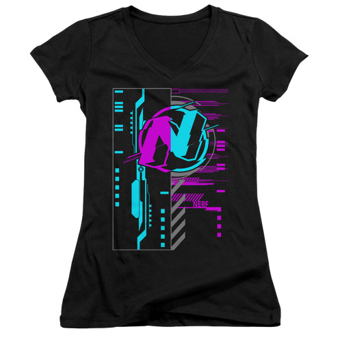 Image for Nerf Girls V Neck T-Shirt - Cyber