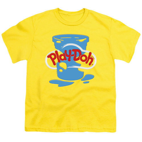 Image for Play Doh Youth T-Shirt - Inverted Messy Logo