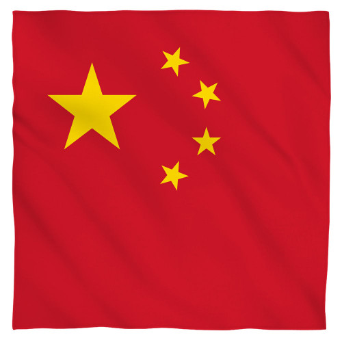 Image for China Flag Face Bandana -