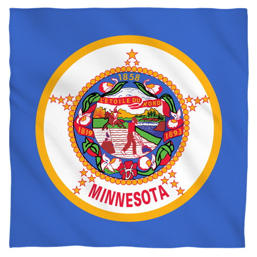 Image for Minnesota Flag Face Bandana -