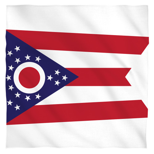 Image for Ohio Flag Face Bandana -